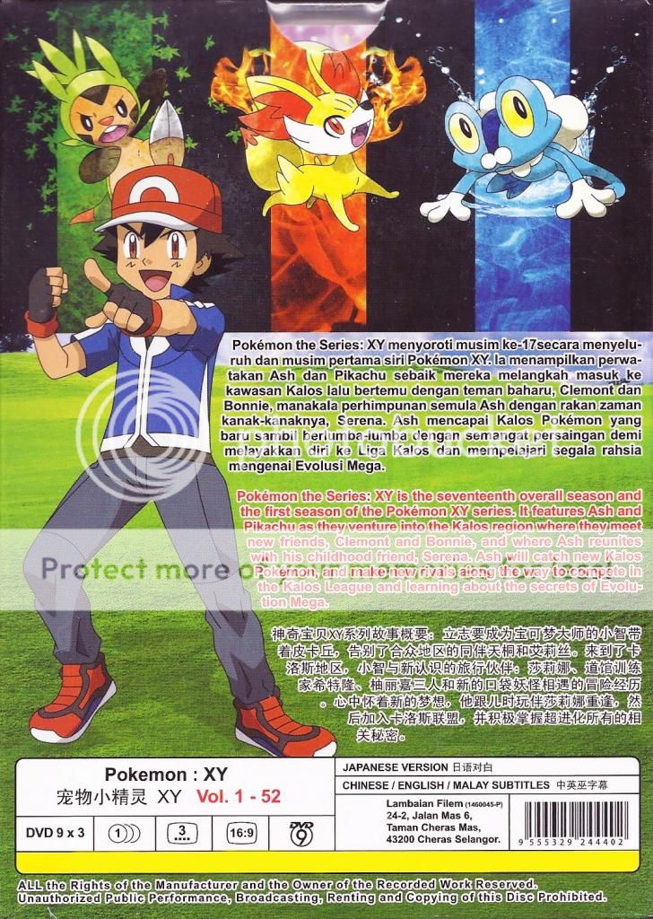 POKEMON: XY ~~THE ANIME TV SERIES EPISODE 1 - 52 ENG SUB DVD BOX SET~~ | eBay